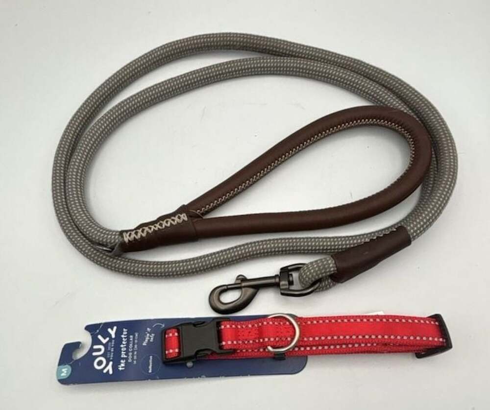 Mendota Products Rope Dog Leash And Ouly Collar